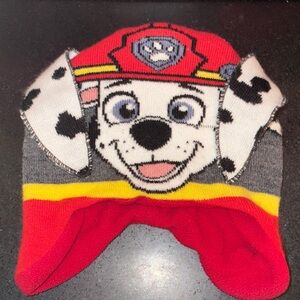 NWOT Nickelodeon Paw Patrol Marshall character knit beanie hat